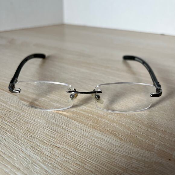 Ray-Ban RB8402 2502 Eyeglasses Rimless Carbon Fiber Black Frames 52-17-140 - Picture 2 of 11